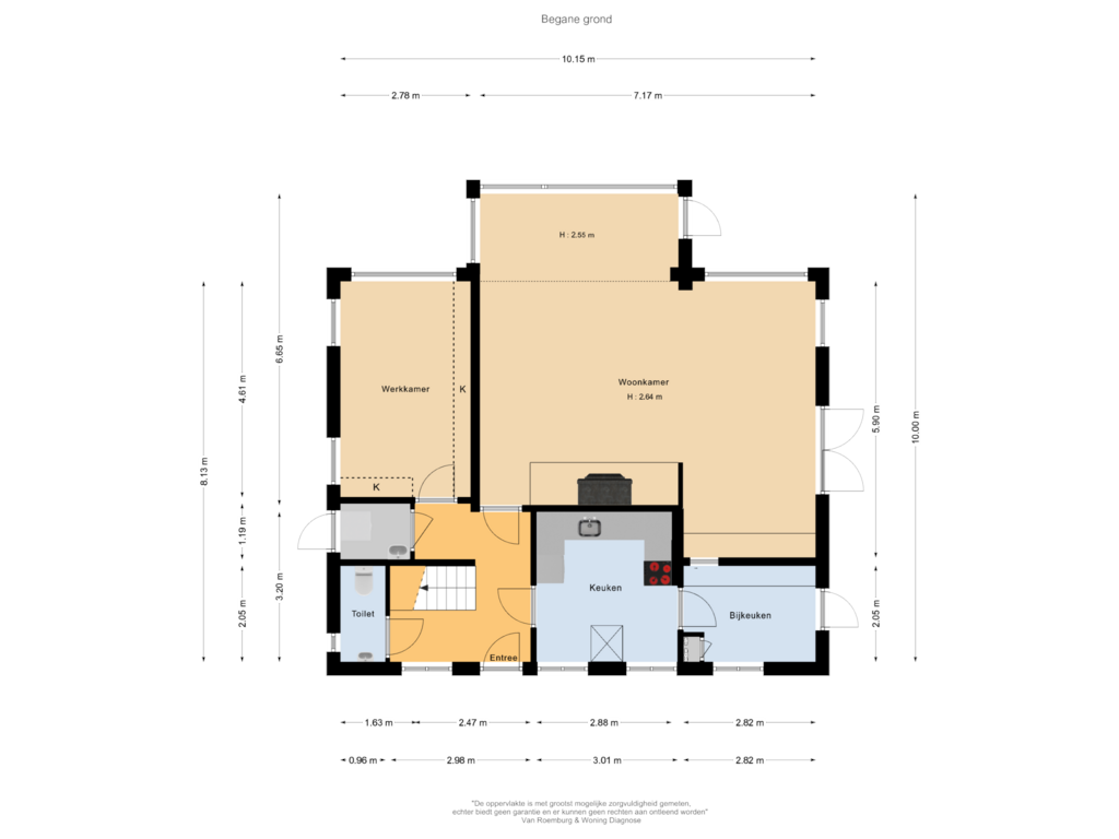 Bekijk plattegrond van Begane grond van Schapendrift 63