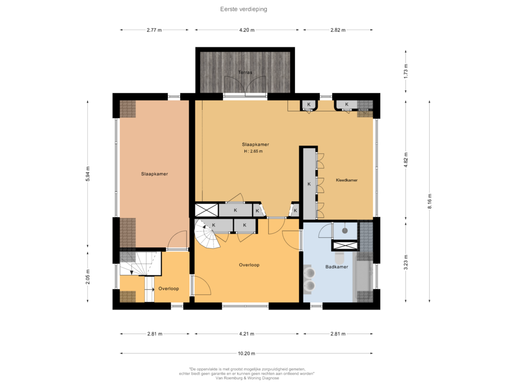 Bekijk plattegrond van Eerste verdieping van Schapendrift 63