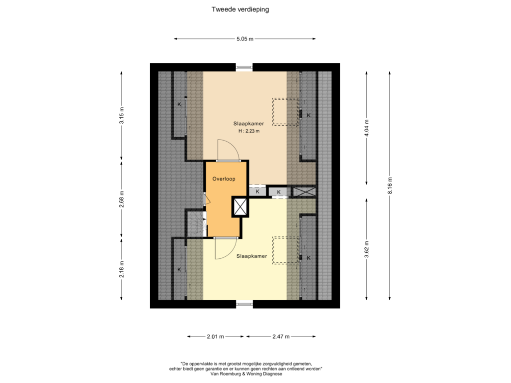 Bekijk plattegrond van Tweede verdieping van Schapendrift 63