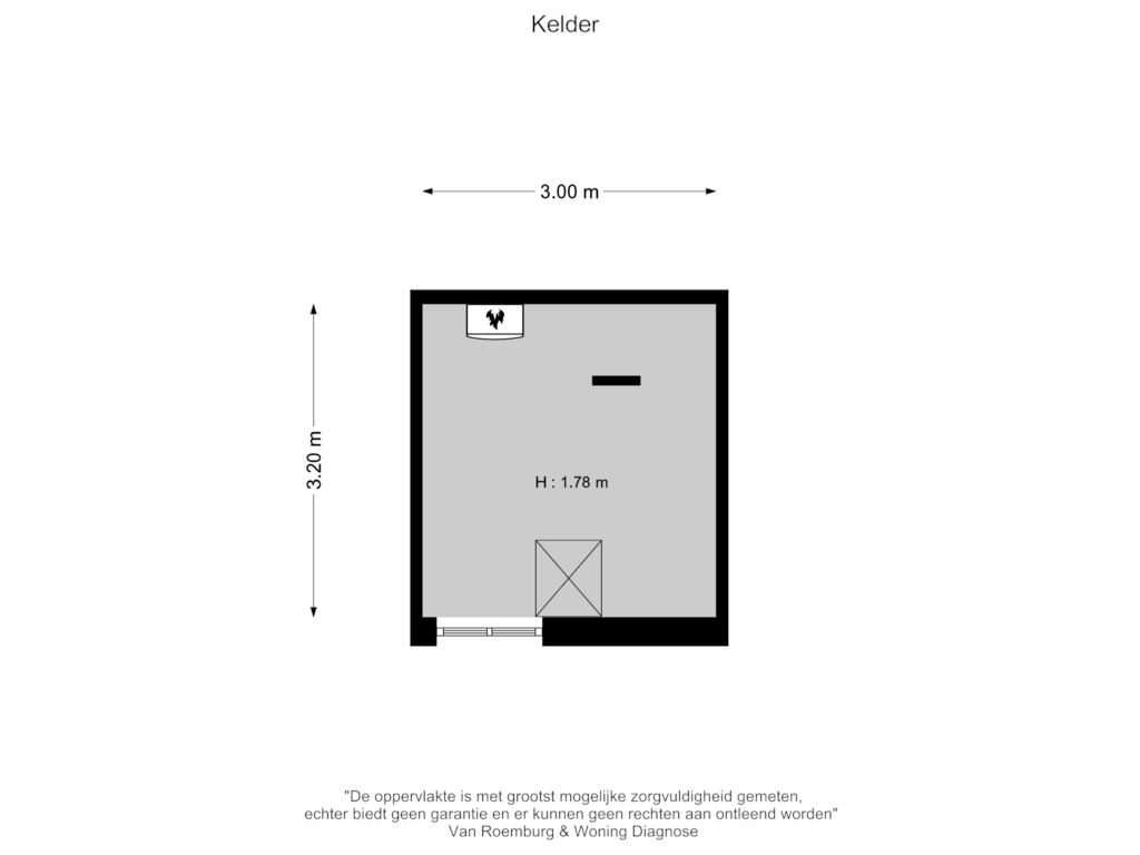 Bekijk plattegrond van Kelder van Schapendrift 63