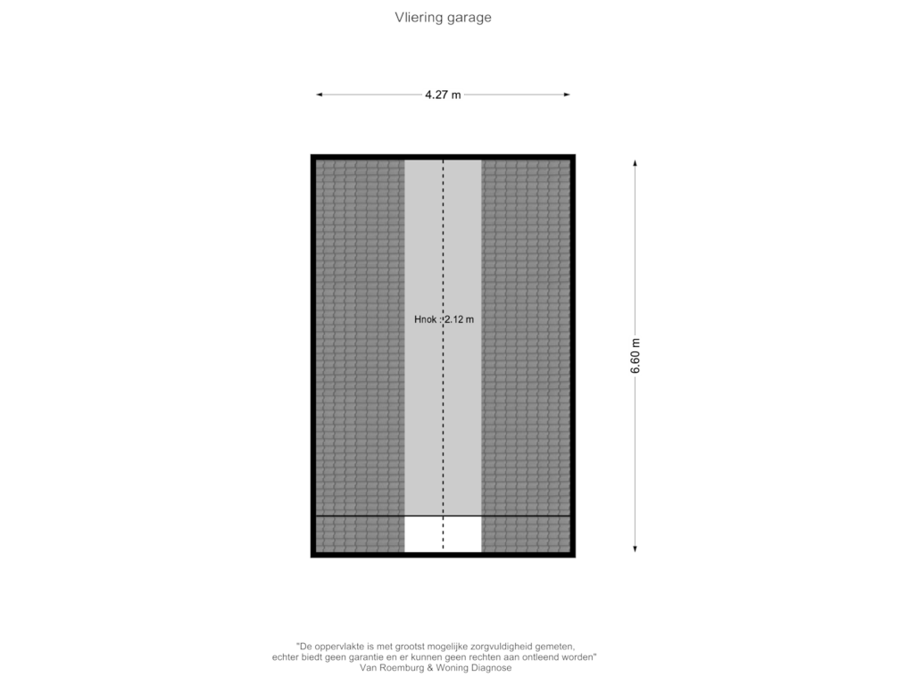 Bekijk plattegrond van Garage vliering van Schapendrift 63