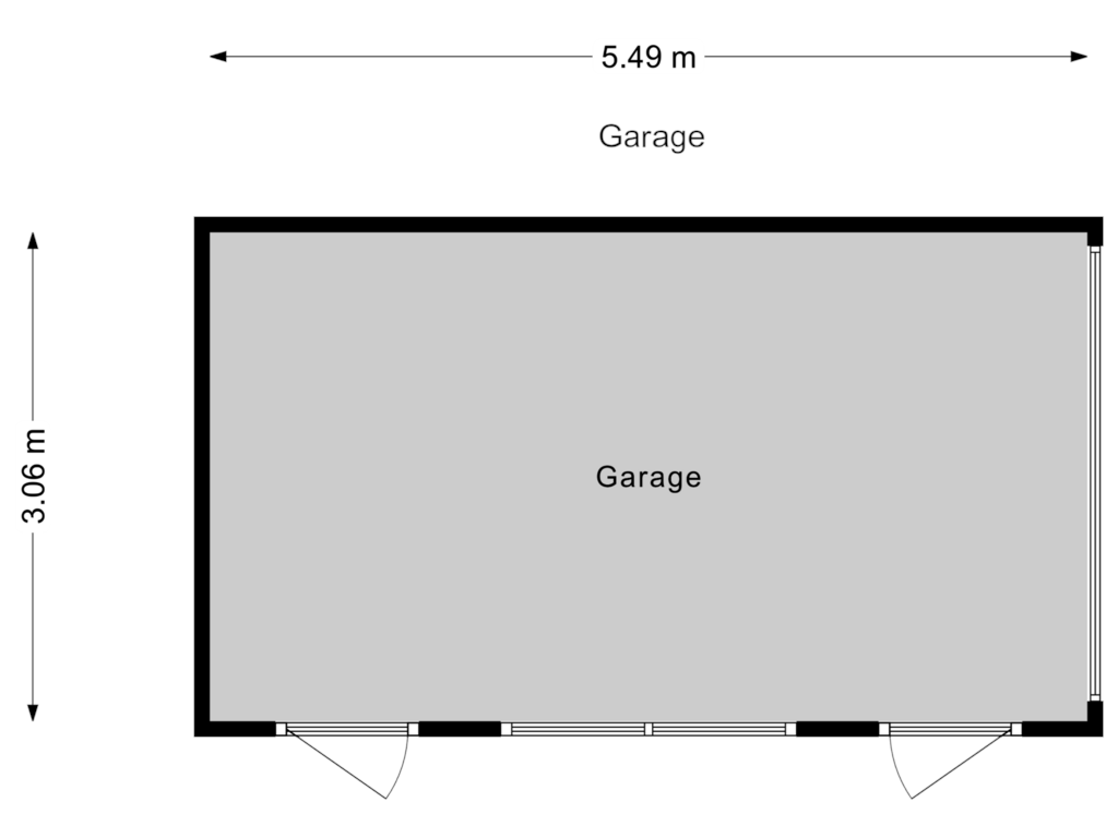 Bekijk plattegrond van Garage van Tomatenstraat 258