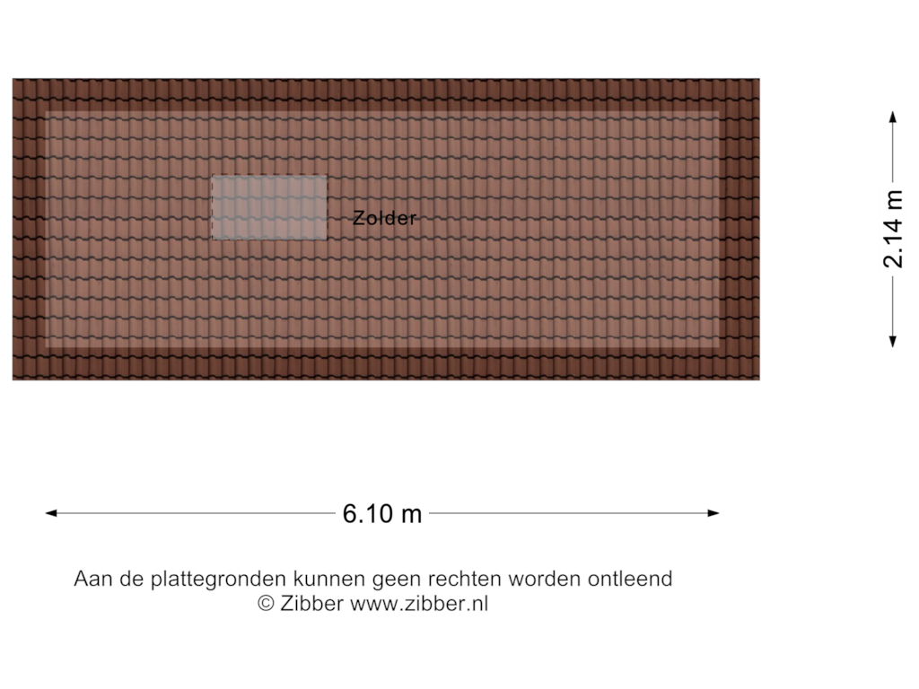 Bekijk plattegrond van Zolder van Kreek 14