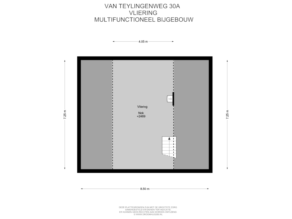 Bekijk plattegrond van Vliering van Van Teylingenweg 30