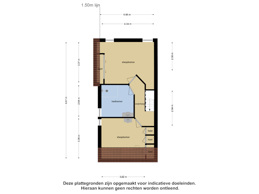 View floorplan of Eerste Verdieping of Ring 12