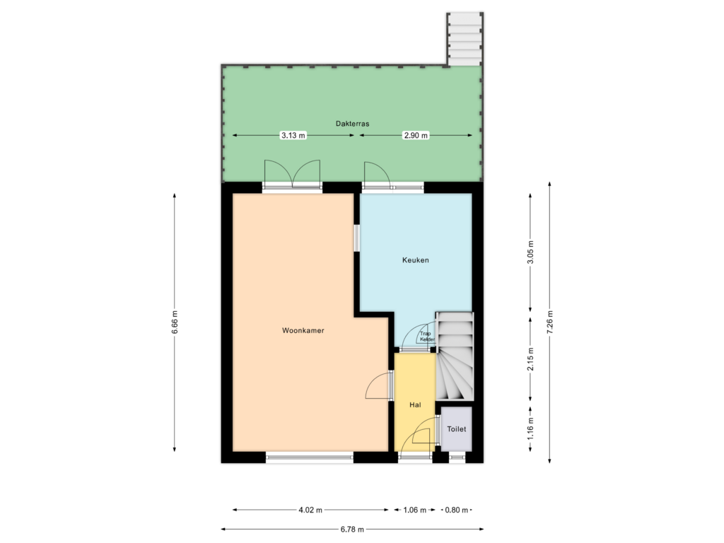 Bekijk plattegrond van Begane grond van Pastoor Sartonstraat 7