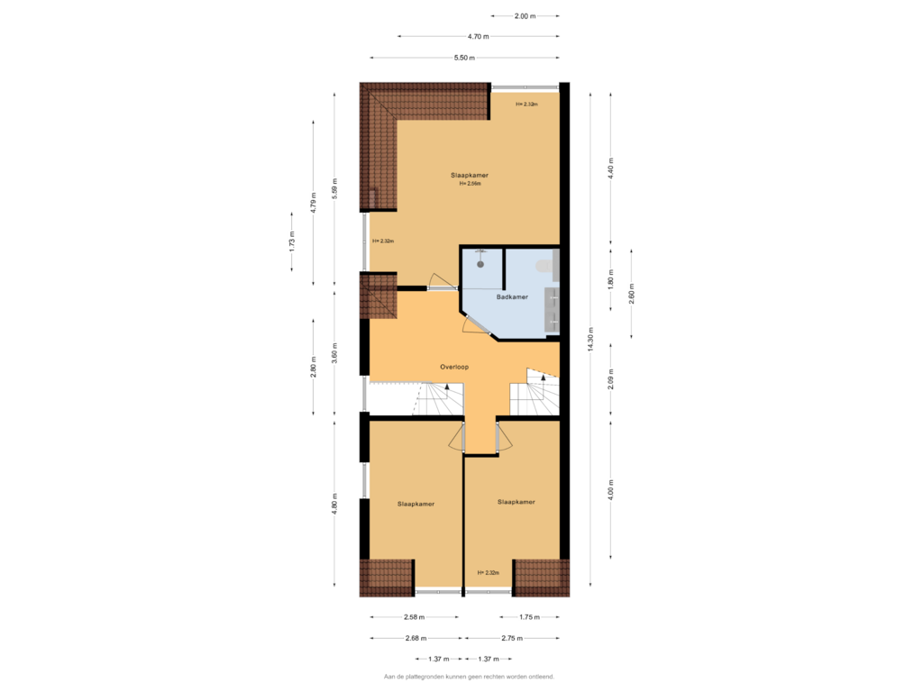 Bekijk plattegrond van 1e Verdieping van Wieksloterweg WZ 37-D