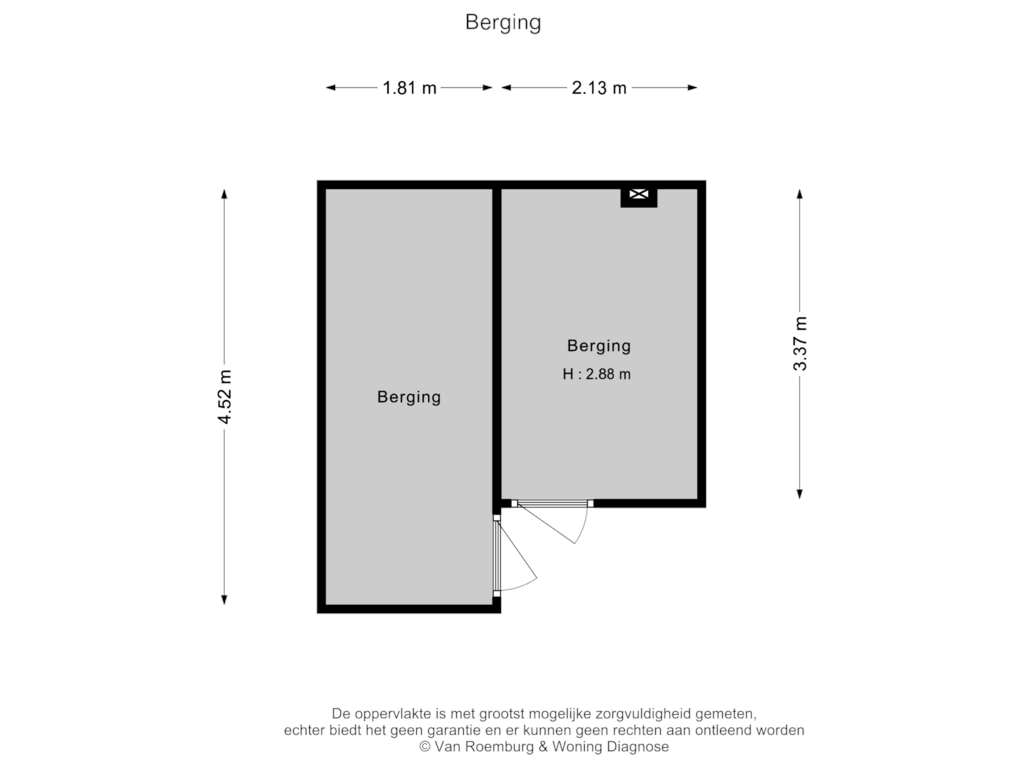 Bekijk plattegrond van Berging van Stationsplein 35