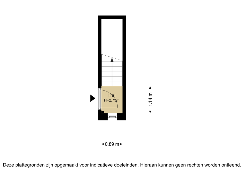 Bekijk plattegrond van Begane grond van Lange Hilleweg 63-A