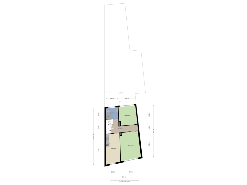 Bekijk plattegrond van Eerste Verdieping van Bautscherweg 52-A