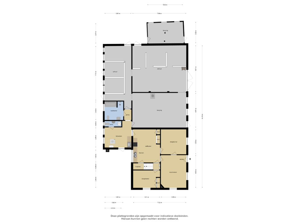 Bekijk plattegrond van Begane Grond van Vlagberg 32