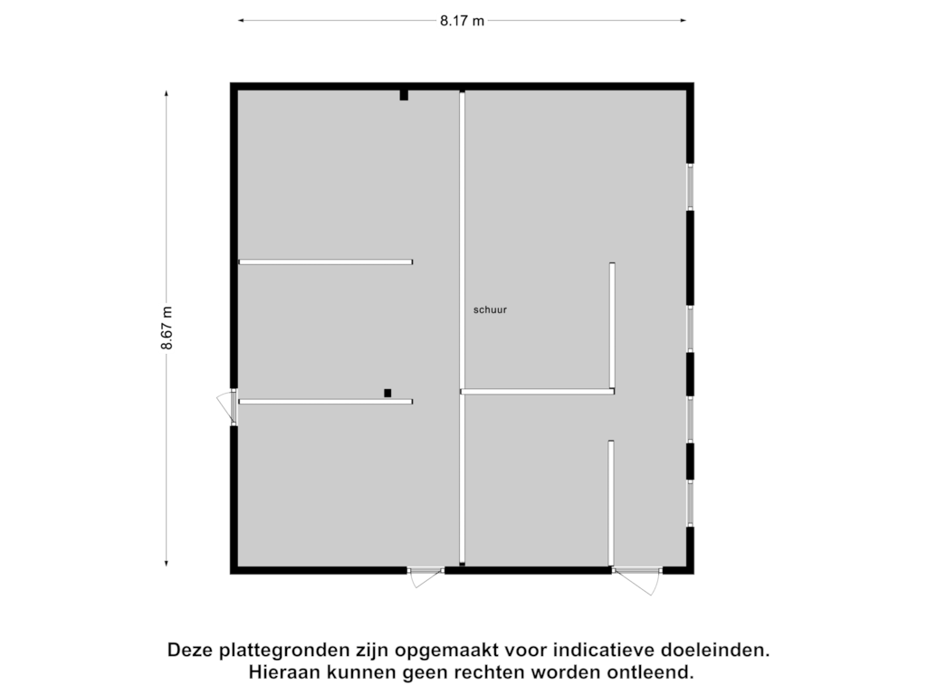 Bekijk plattegrond van Schuur van Vlagberg 32