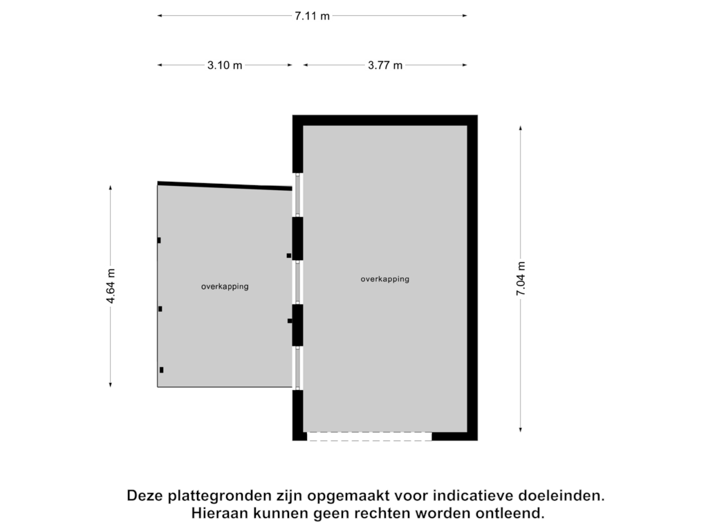 Bekijk plattegrond van Overkapping van Vlagberg 32