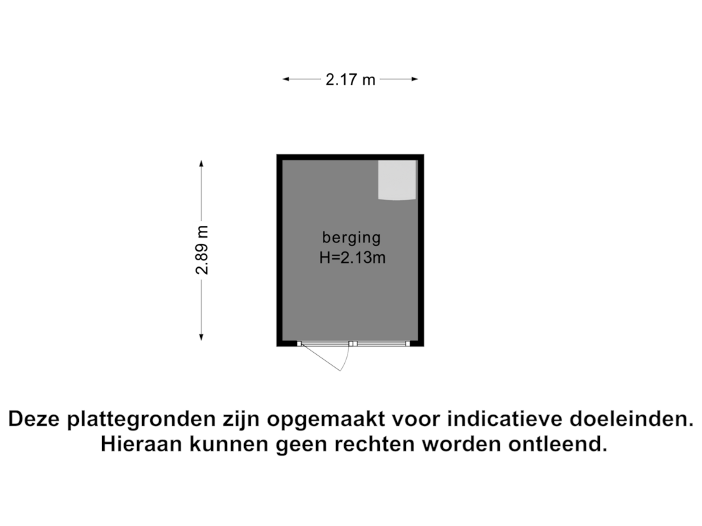 Bekijk plattegrond van Berging van Venkelstraat 56