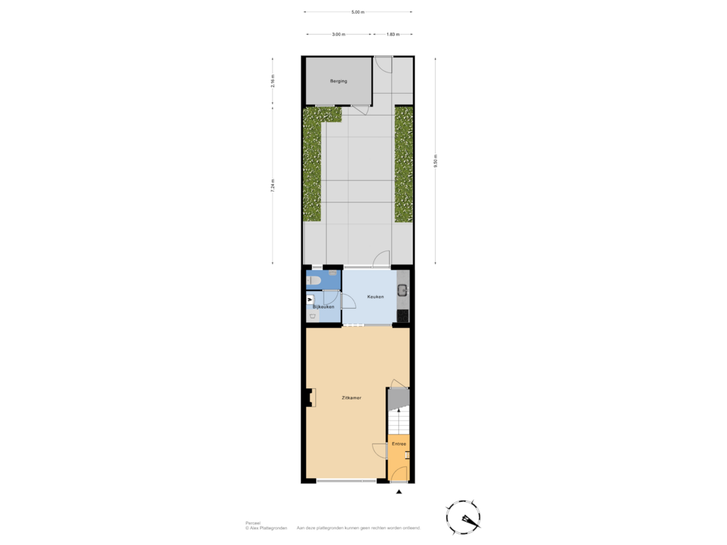 Bekijk plattegrond van Perceel van Jan de Wittstraat 19