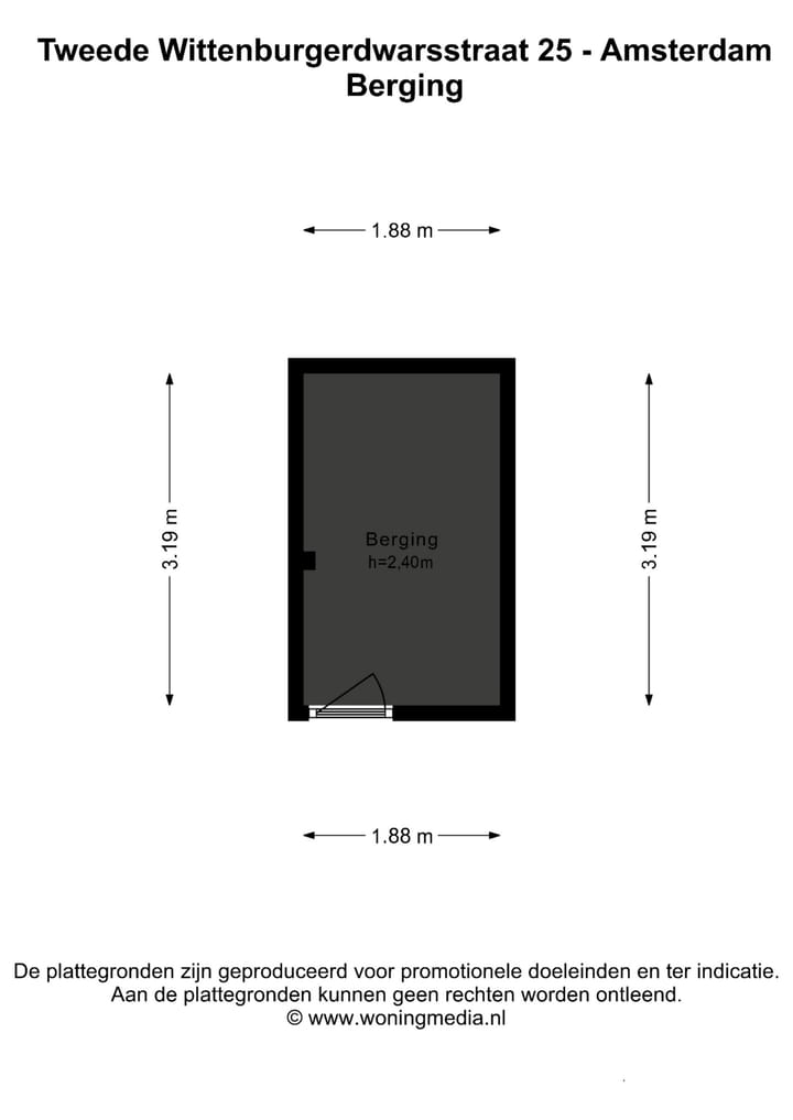 Foto 32 van Tweede Wittenburgerdwarsstraat 25