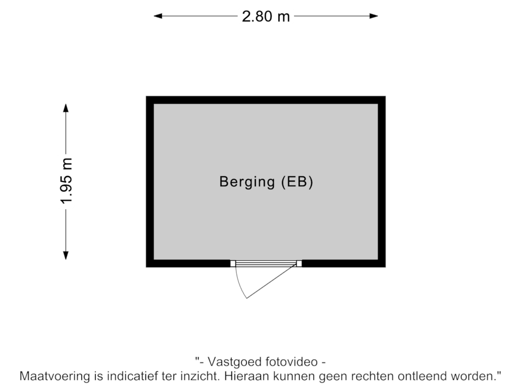 Bekijk plattegrond van Berging van Prins Bernhardlaan 32