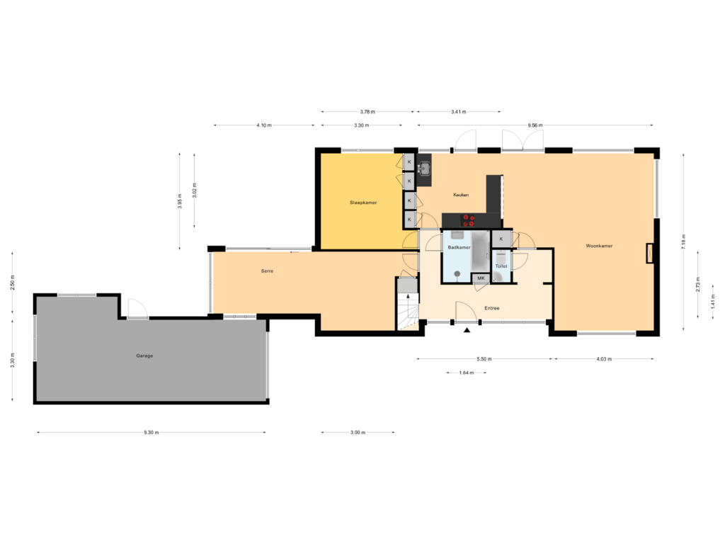 Bekijk plattegrond van Begane Grond van Pollendal 8