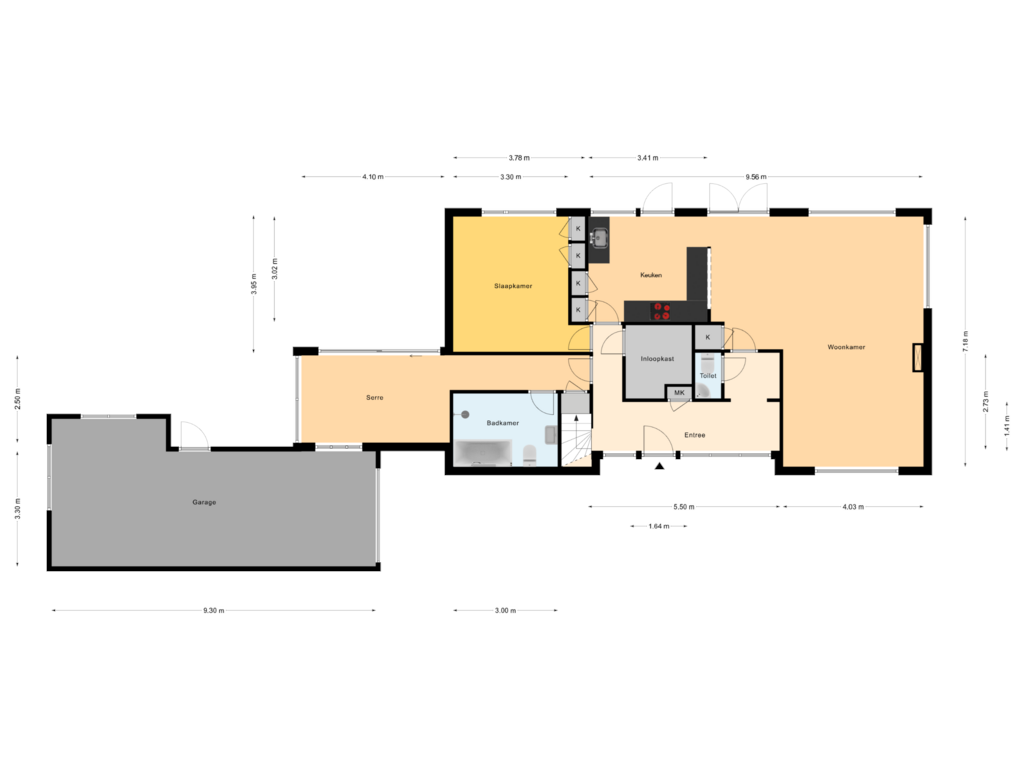 Bekijk plattegrond van Begane Grond OPTIE van Pollendal 8