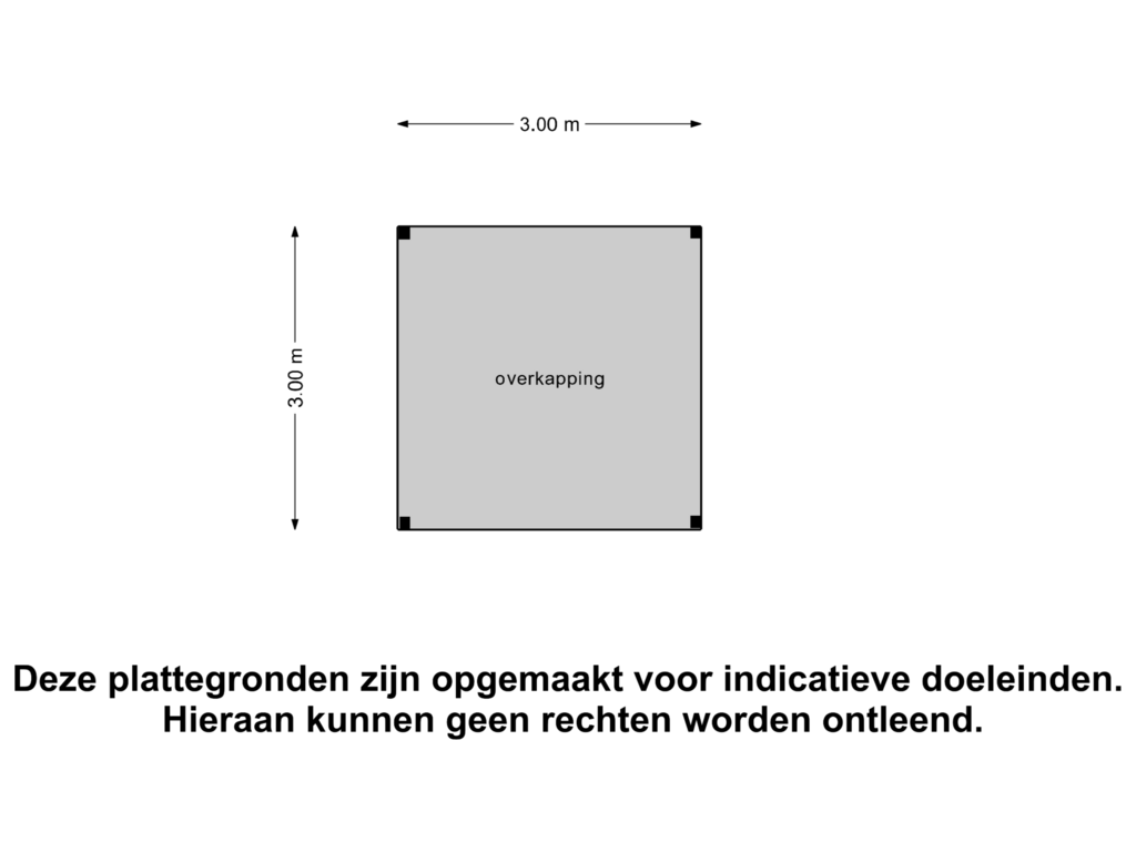 View floorplan of Overkapping of Kuulotterstraat 12