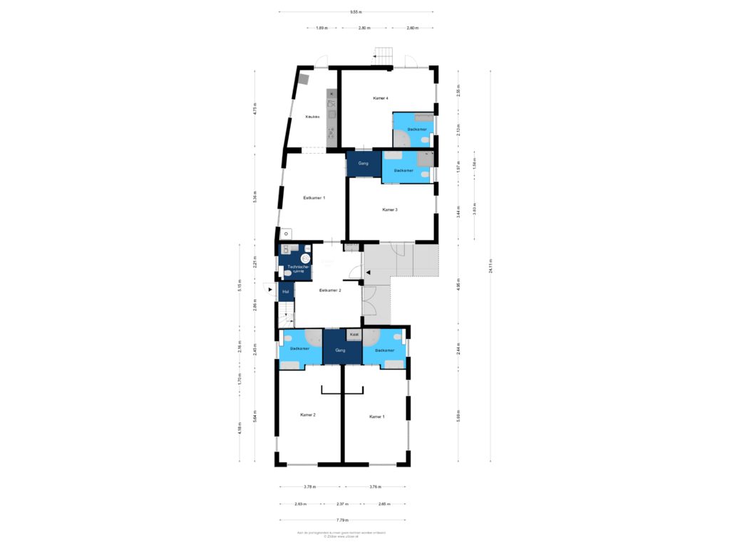 Bekijk plattegrond van Begane grond van Peperstraat 22