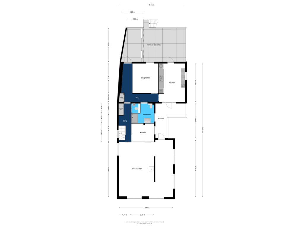 Bekijk plattegrond van Eerste verdieping van Peperstraat 22