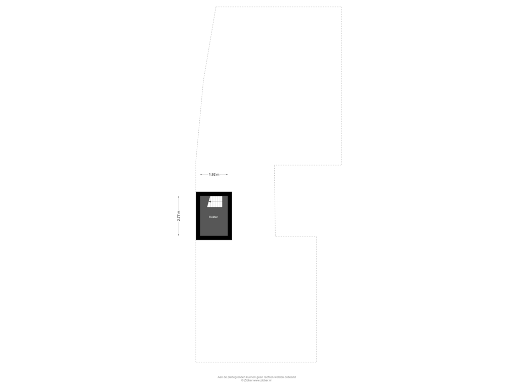 Bekijk plattegrond van Kelder van Peperstraat 22