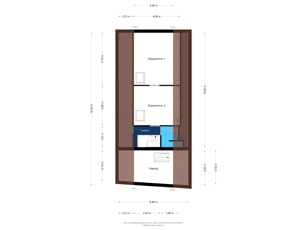 Bekijk plattegrond van Bijgebouw 1e van Peperstraat 22