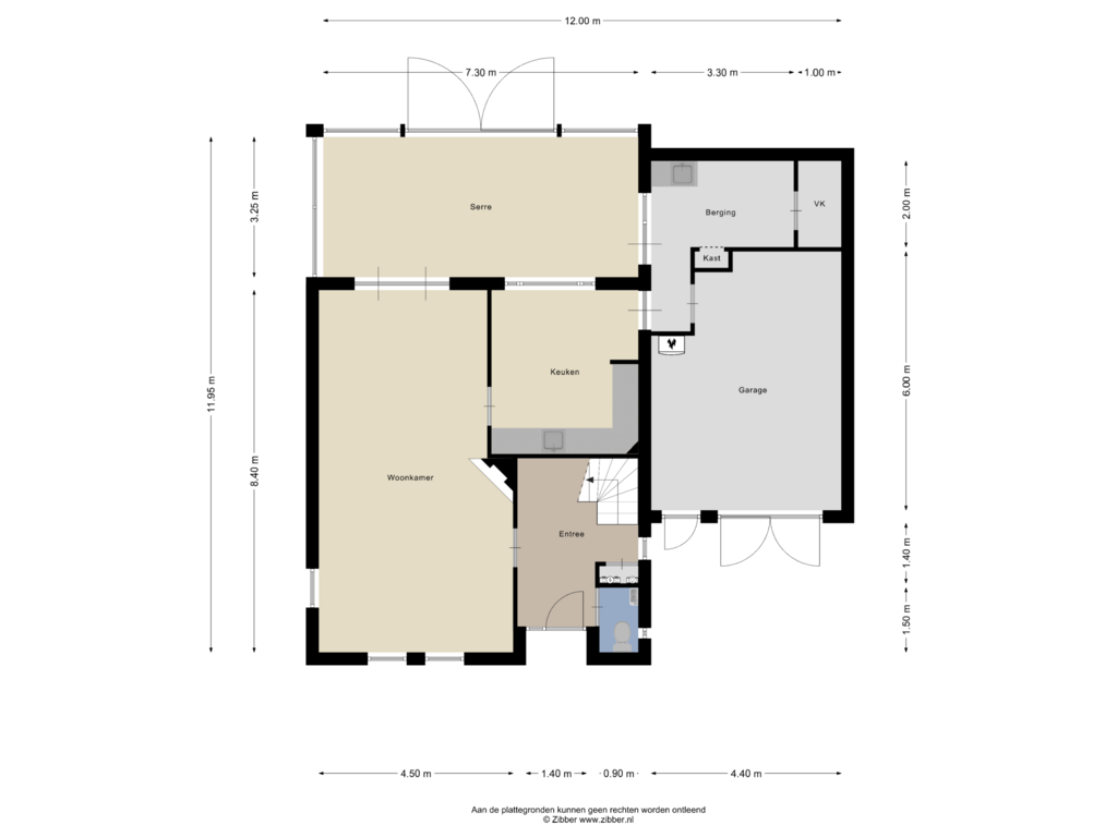 Bekijk plattegrond van Begane Grond van De Spool 7