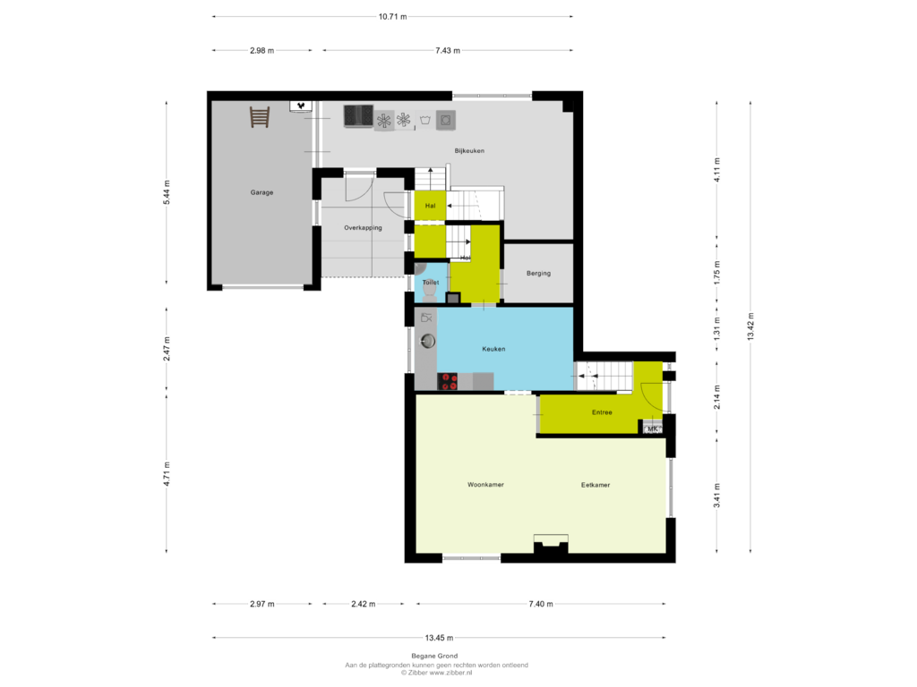 Bekijk plattegrond van Begane Grond van Van Weedtstraat 7