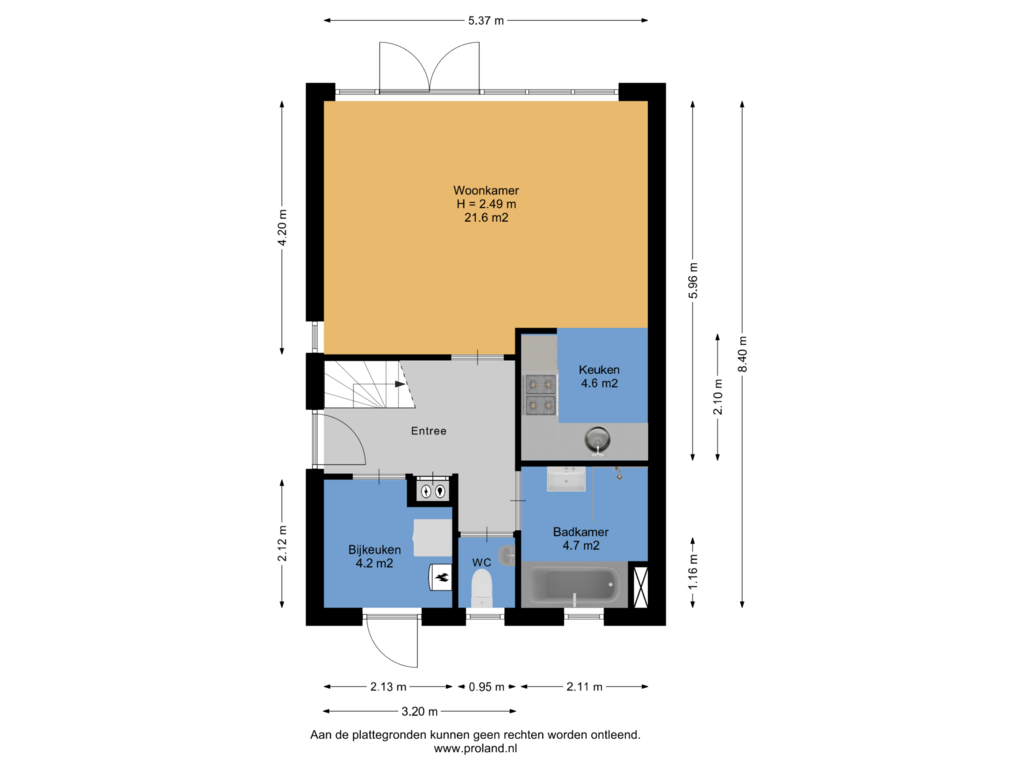 View floorplan of Begane Grond of De Vennen 36