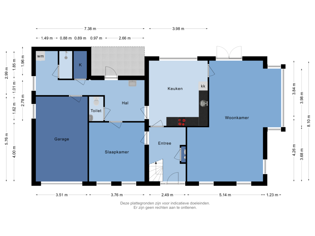 Bekijk plattegrond van Begane Grond van Breetse Peelweg 16