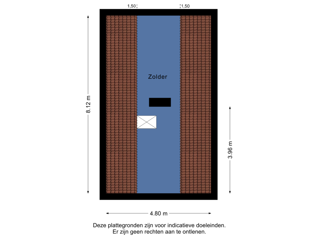 Bekijk plattegrond van Zolder van Breetse Peelweg 16