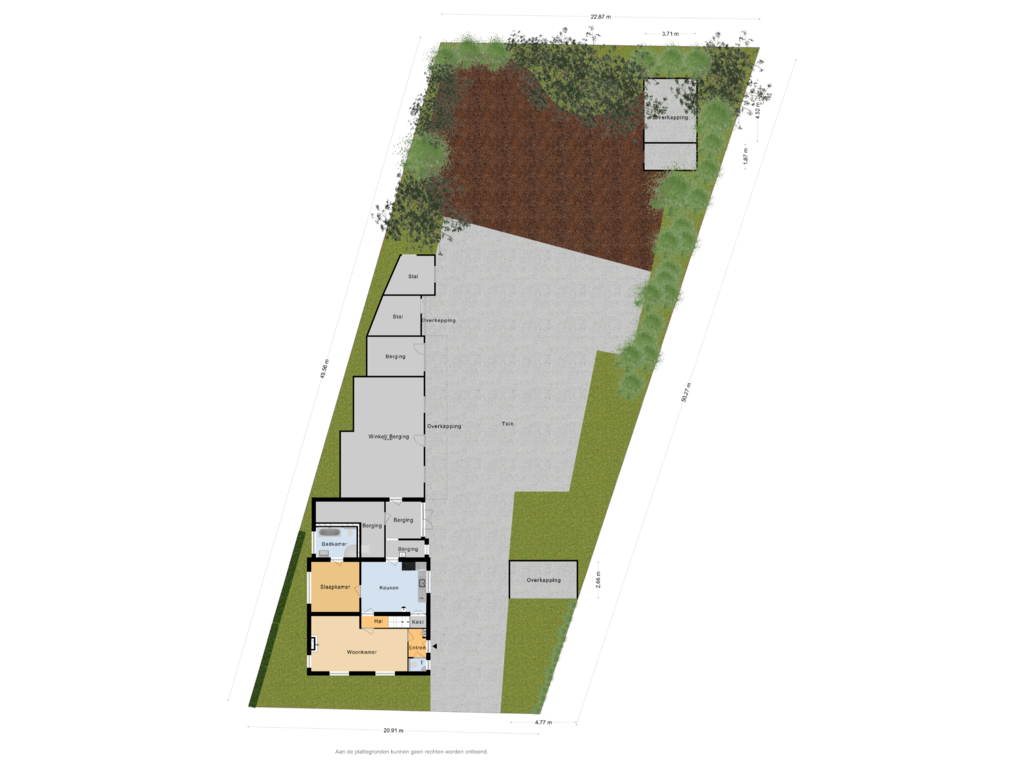 Bekijk plattegrond van Situatie van Harderwijkerweg 194