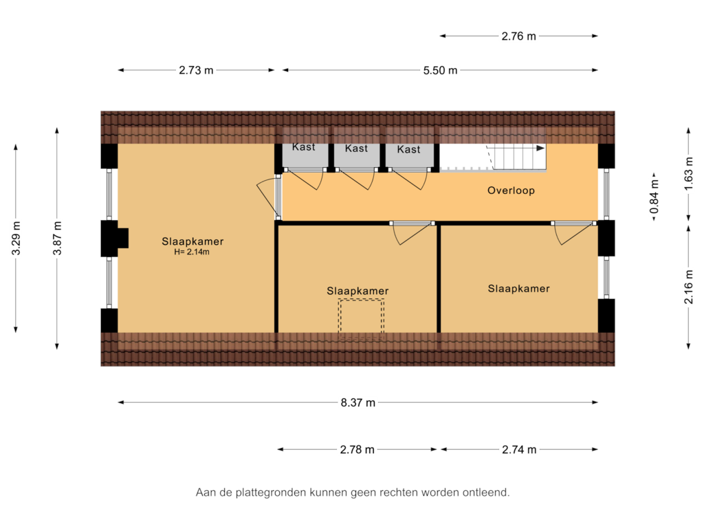 Bekijk plattegrond van 1e Verdieping van Harderwijkerweg 194