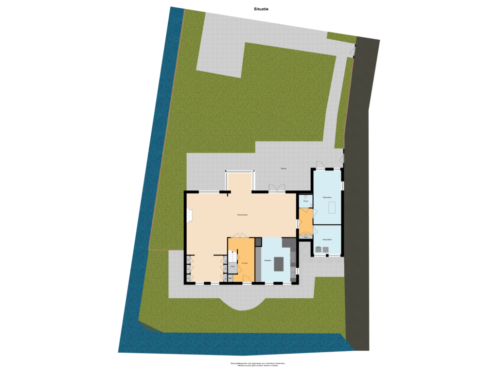 Bekijk plattegrond van Begane Grond Met Tuin van Noordweg 55