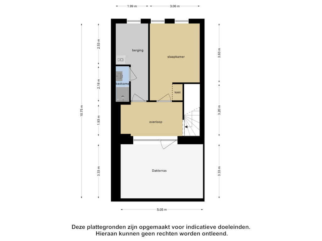 Bekijk plattegrond van Derde Verdieping van Contrescarp 146