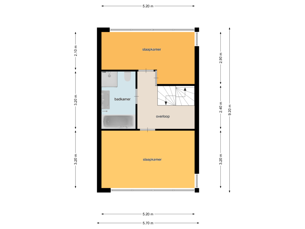 View floorplan of Floor 1 of De Fazant 17