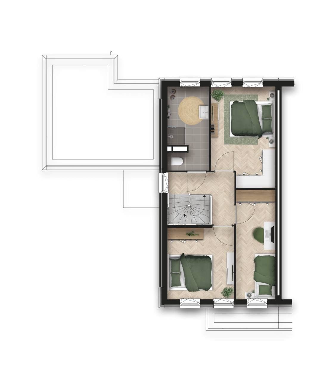 Foto 5 van Tippepad, Houterf bnr. 4