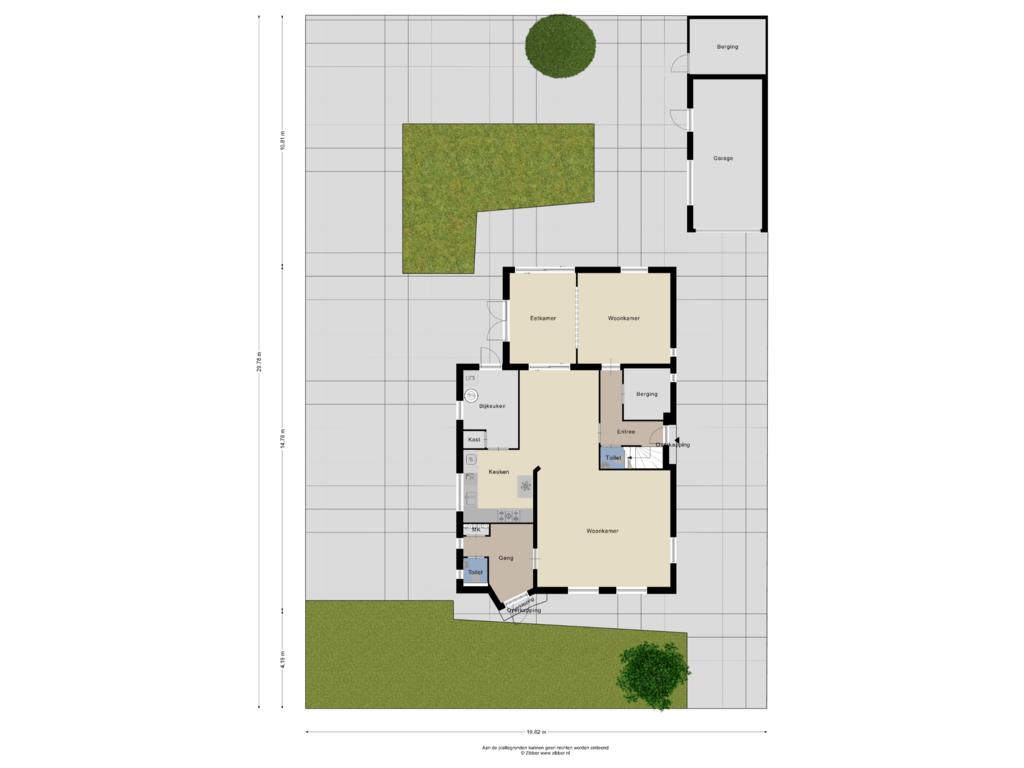 View floorplan of Begane Grond Tuin of Fret 25