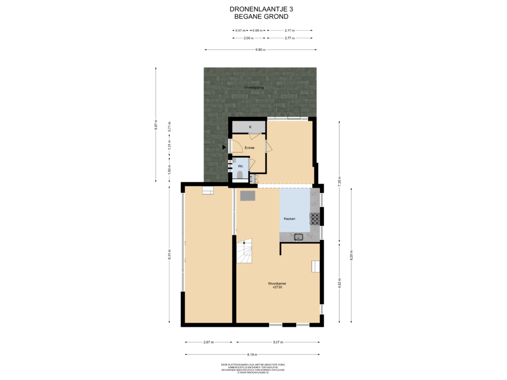 View floorplan of Begane grond of Dronenlaantje 3