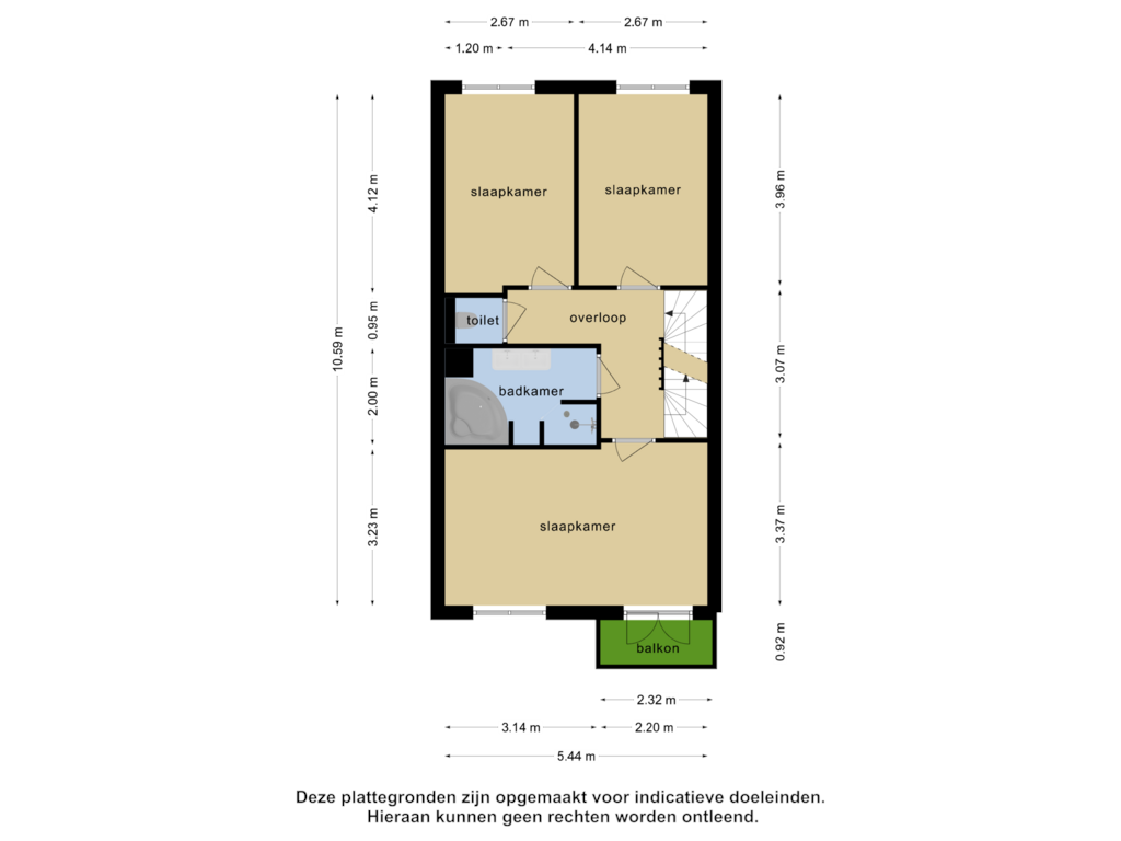 Bekijk plattegrond van 1e verdieping van Ade 7