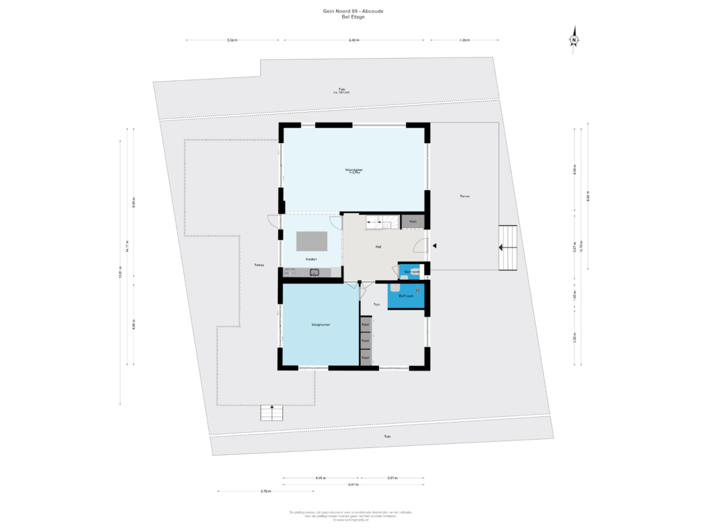 Bekijk plattegrond van Bel Etage van Gein-Noord 89