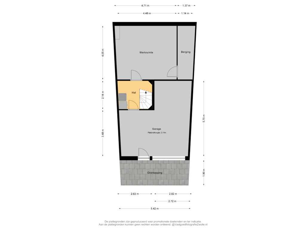 Bekijk plattegrond van Souterrain van Flora Bilderbeekstraat 107