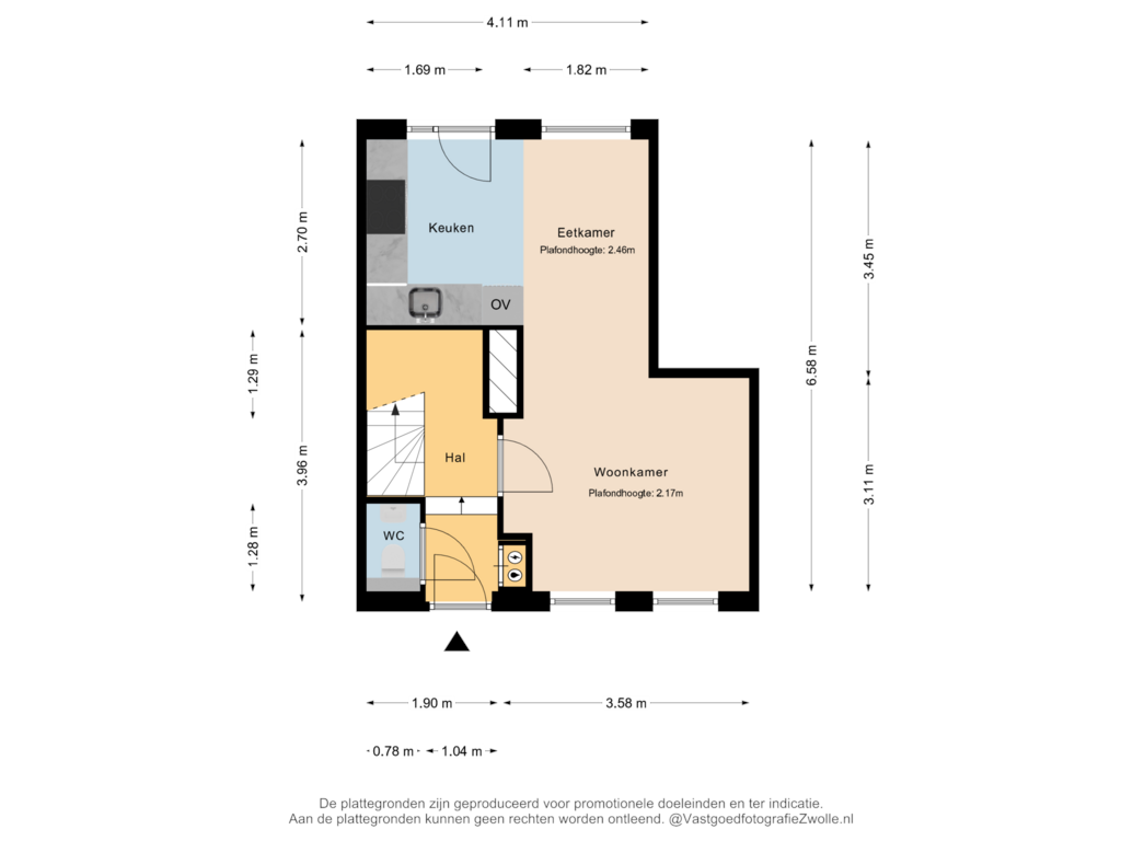 View floorplan of Begane grond of Buitenkant 24