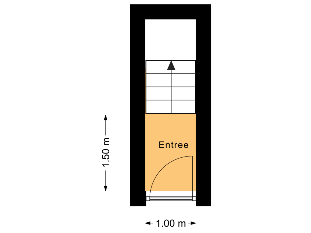 View floorplan of Entree of Herenpad 12-A