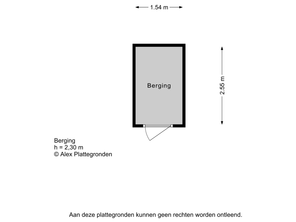 Bekijk plattegrond van Berging van Rederserf 34