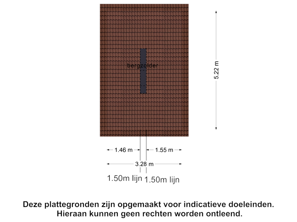 Bekijk plattegrond van 3e verdieping van Prinsen Bolwerk 70-RD