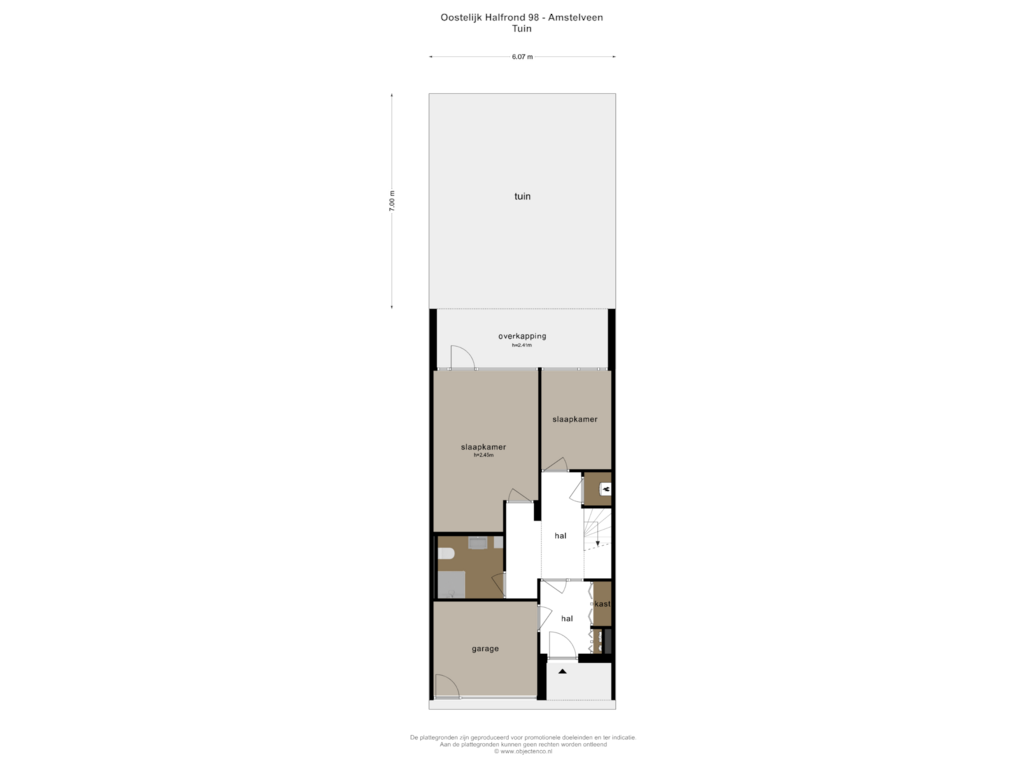 Bekijk plattegrond van TUIN van Oostelijk Halfrond 98