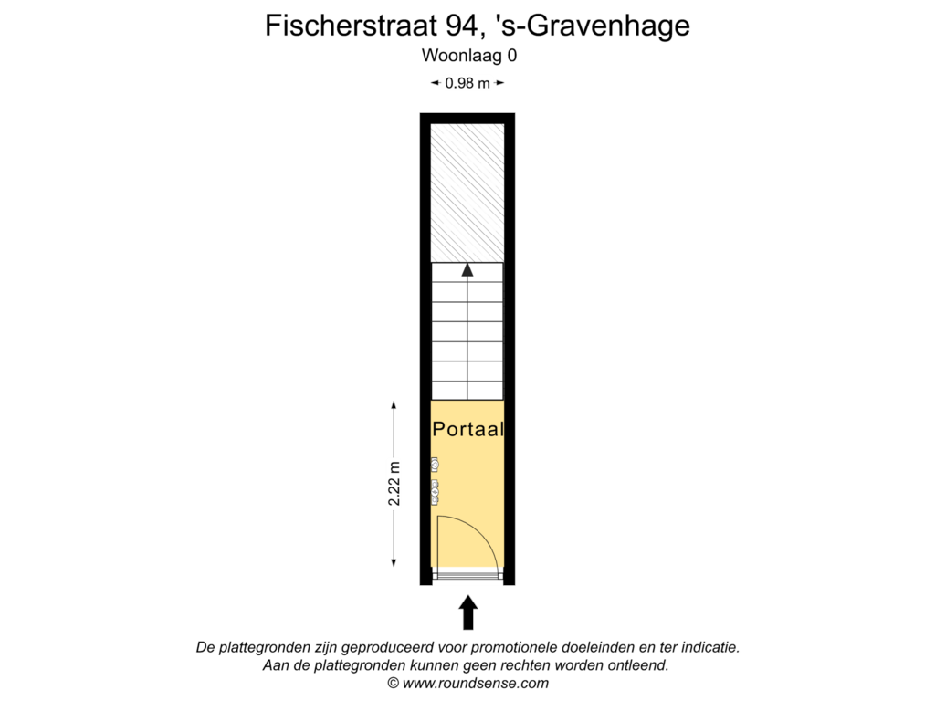 Bekijk plattegrond van Woonlaag 0 van Fischerstraat 94